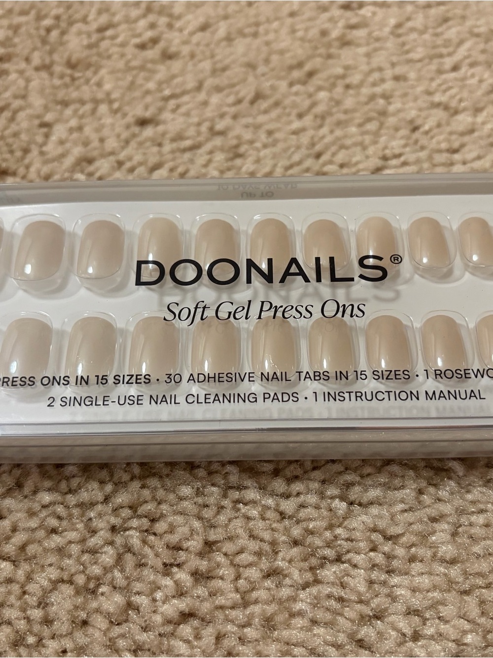 Doonails Soft Gel Press On Nails in Toffee